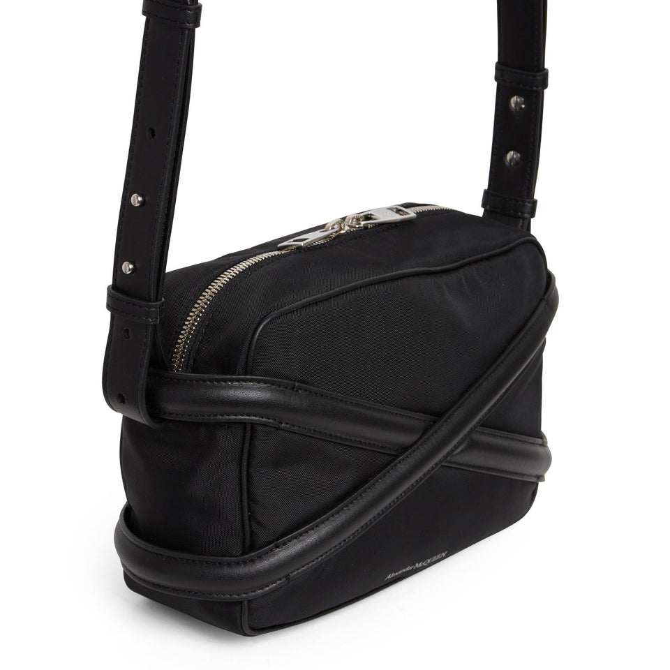 Borsa a tracolla ''Harness'' in tessuto nero