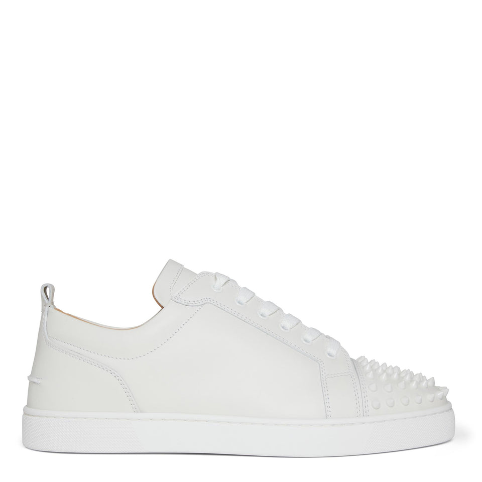Sneakers "Louis Junior Spikes" in pelle bianche 3240422 3047 CHRISTIAN LOUBOUTIN
