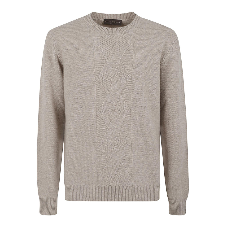 Maglia in cashmere beige FW25K26LPCS 4592 BRETT JOHNSON