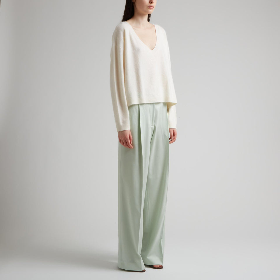 Maglia "Williams" in cashmere beige CL000577709 A056 ALICE & OLIVIA