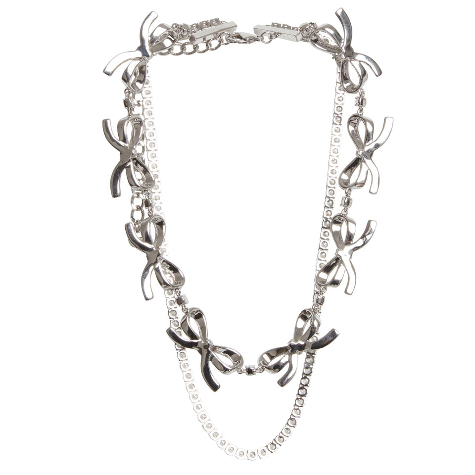 Collana in metallo argento