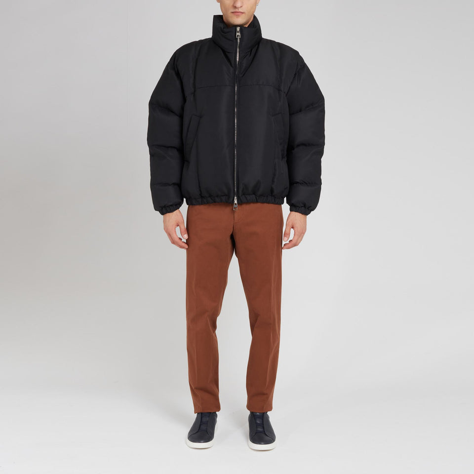 Giubbotto in nylon nero