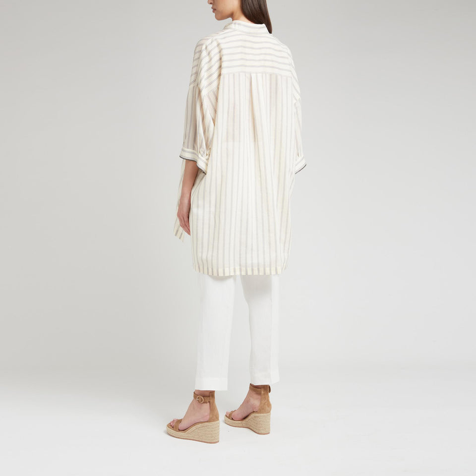 Camicia in cotone bianca