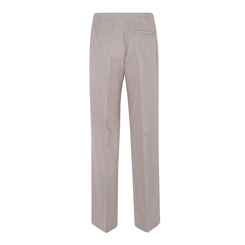 Pantalone in lana rosa 0314 66380186 ALBERTA FERRETTI