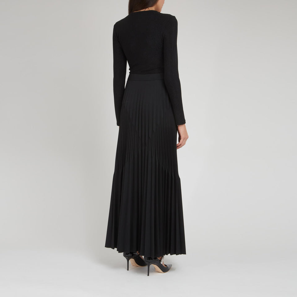 Top "Ursula" in jersey nero