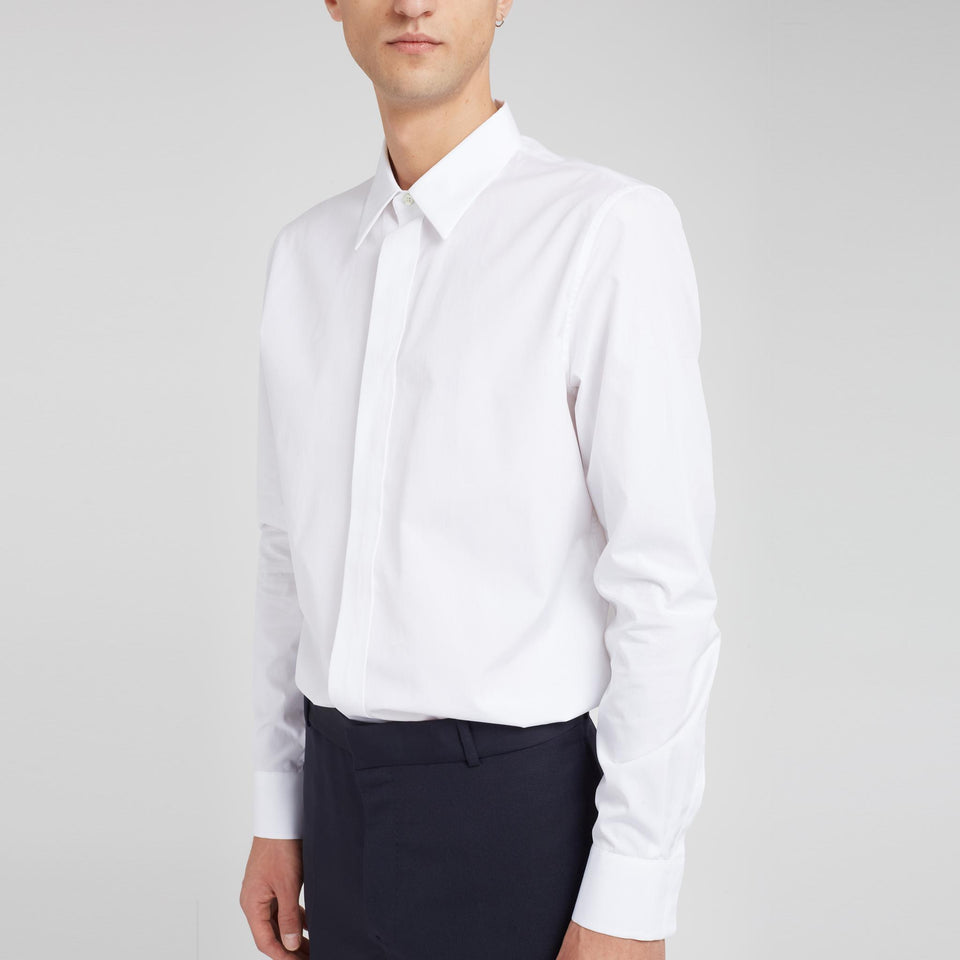 Camicia in cotone bianca