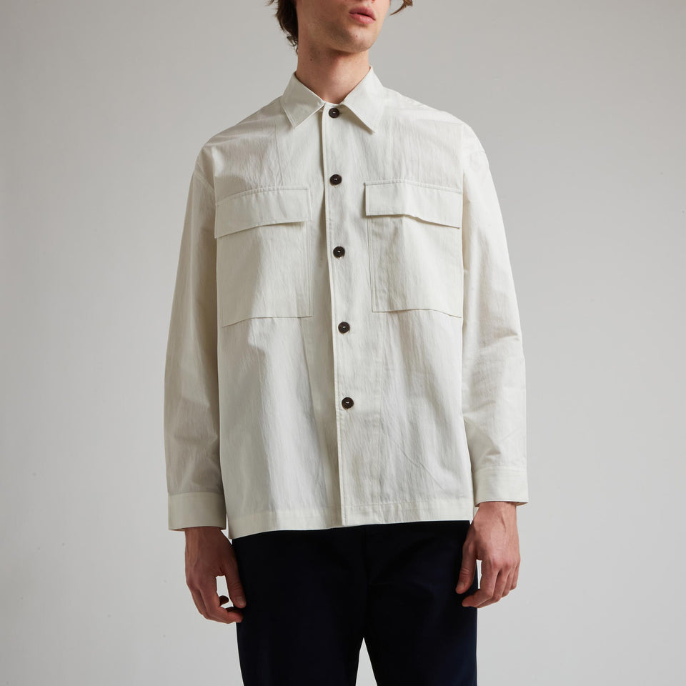 Camicia in cotone bianca