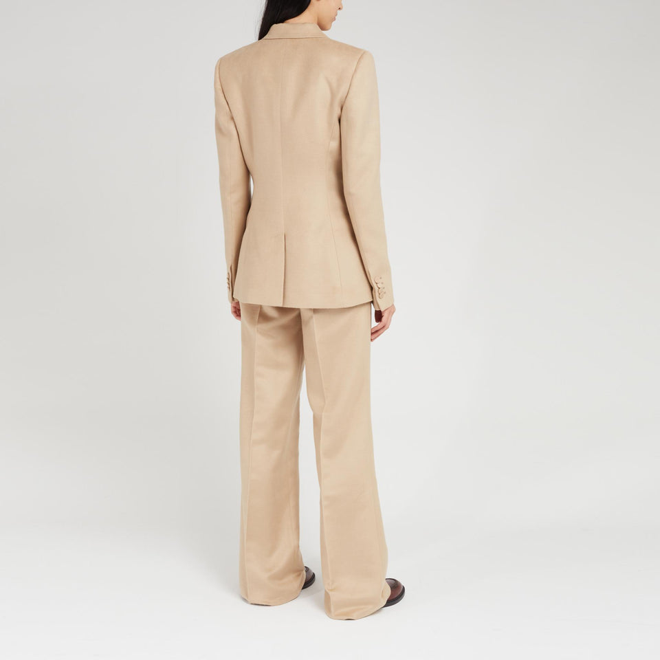 "Stephanie" blazer in beige wool