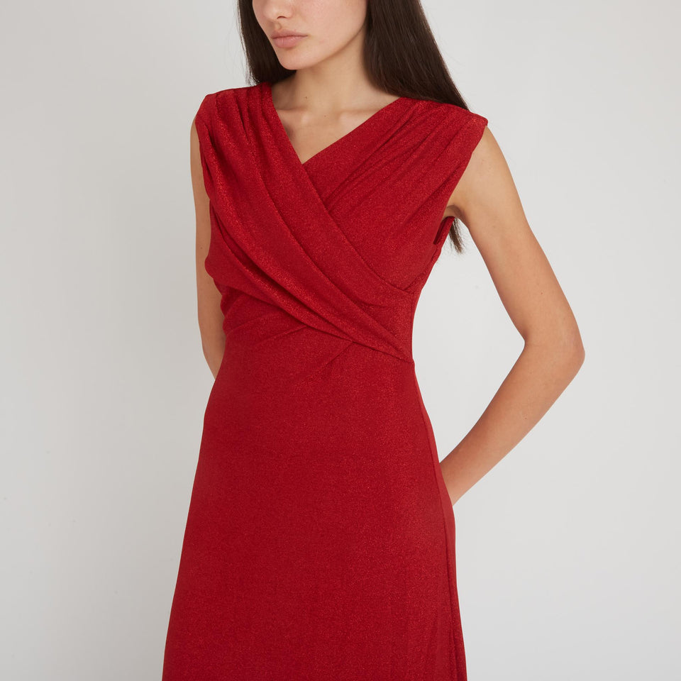 Abito "Tomas" in jersey rosso