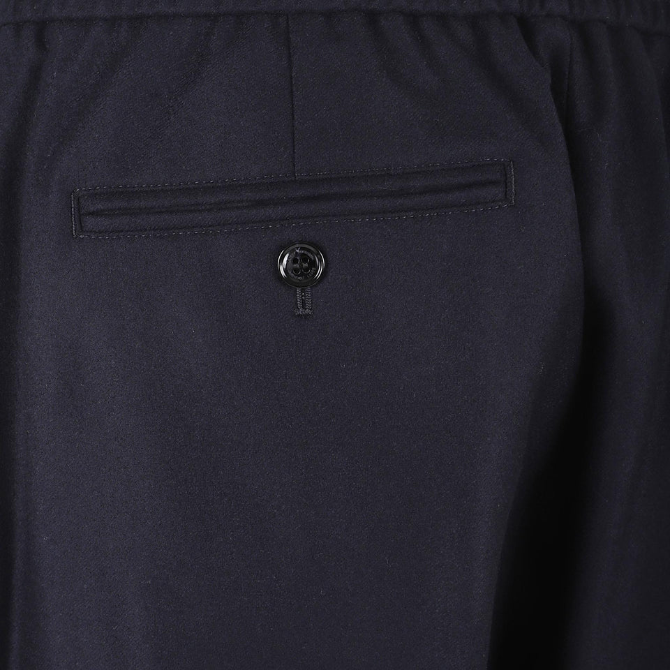 Pantalone in lana navy FW25P51L991 NAVY BRETT JOHNSON