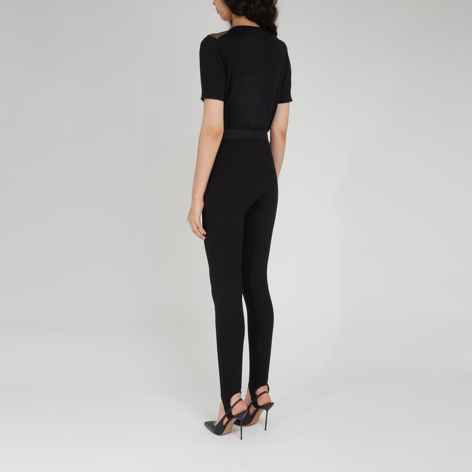 T-shirt ''La Coupe Des Dieux'' in lana e seta multicolor