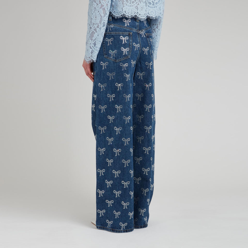 Jeans in denim blu RS25-812P BL SELF-PORTRAIT