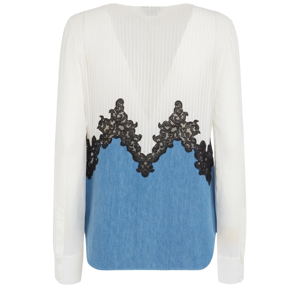 "Kheti" multicolor cotton and linen sweater