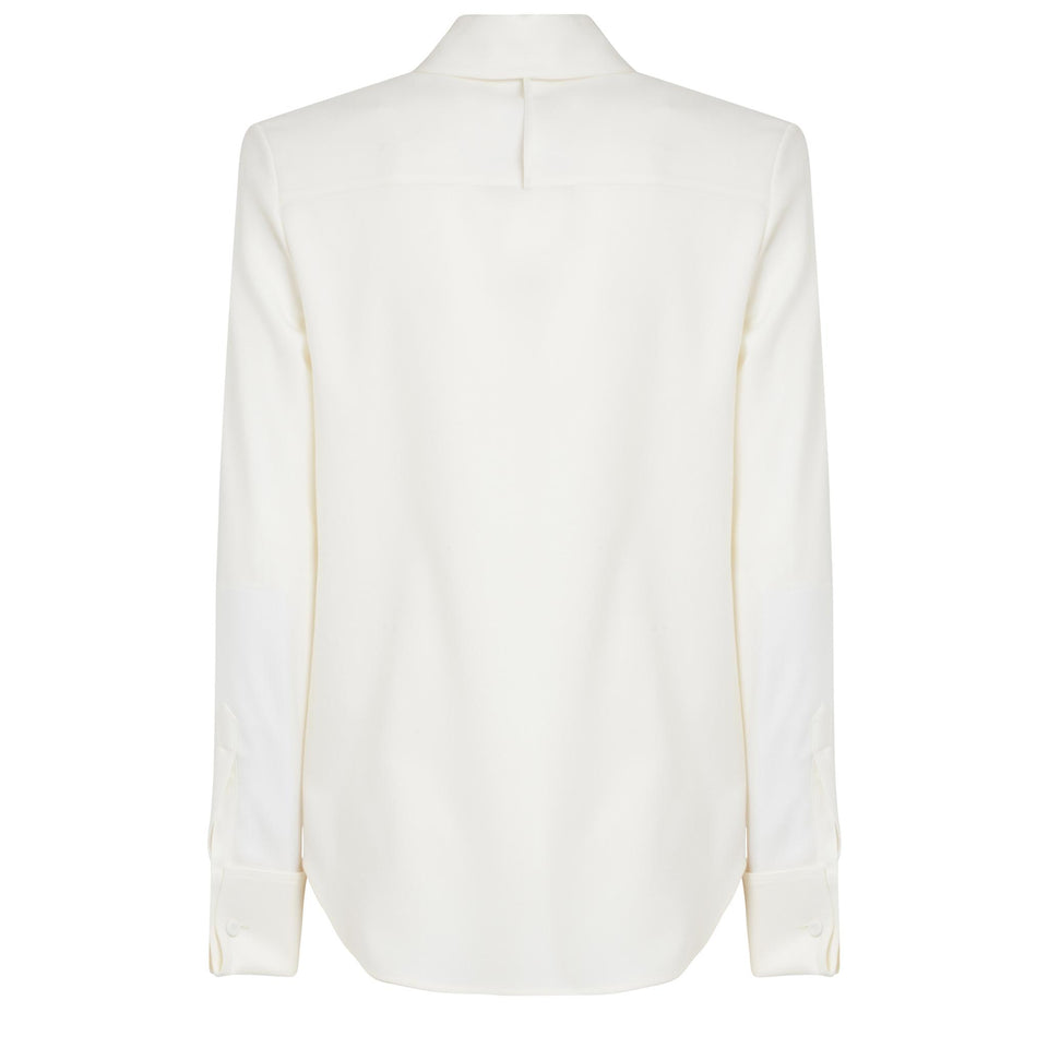 "Etlin" shirt in ivory wool