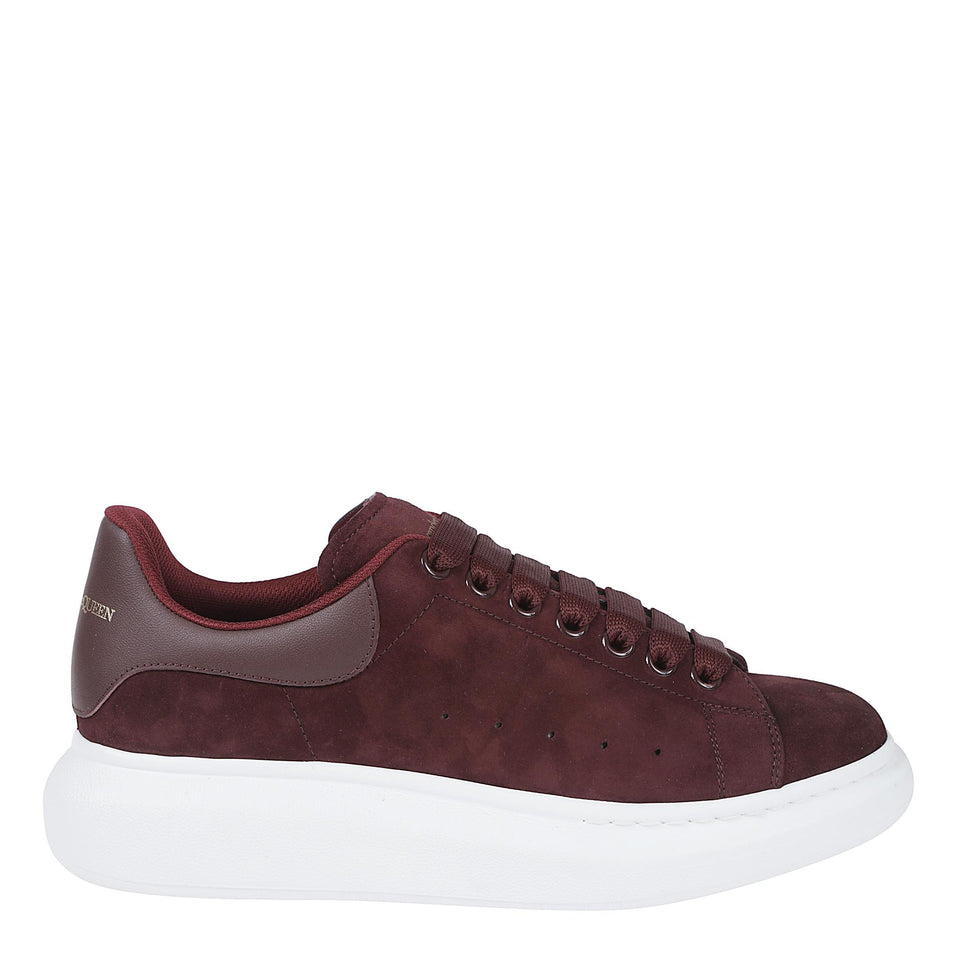 Sneakers oversize in suede bordeaux 553680 WIAJH6030 ALEXANDER MCQUEEN