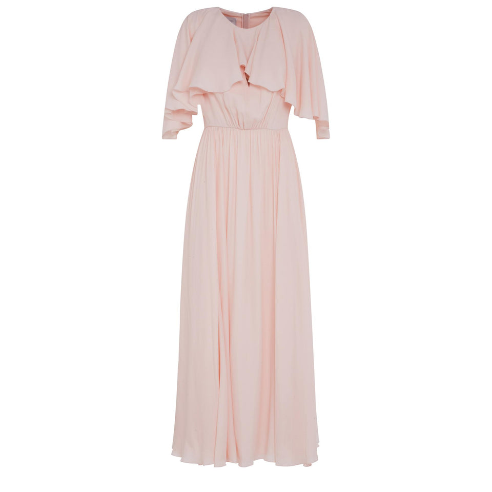 Abito in seta rosa