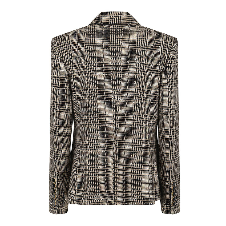 Giacca mono petto in lana multicolor 2510PL9111329 N0838 VERONICA BEARD