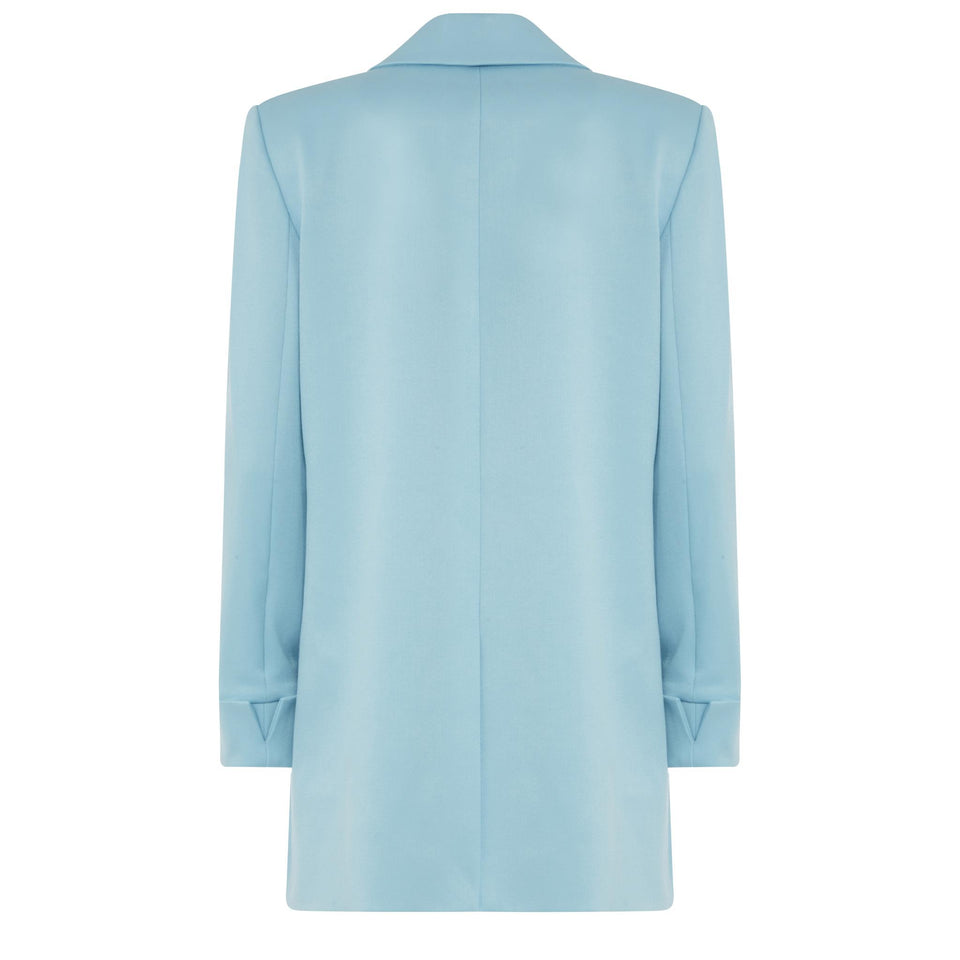 "Margot" blazer in light blue fabric