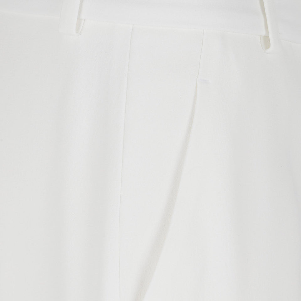 Pantalone in lana bianco D476P308 ILM14800 ERMANNO SCERVINO