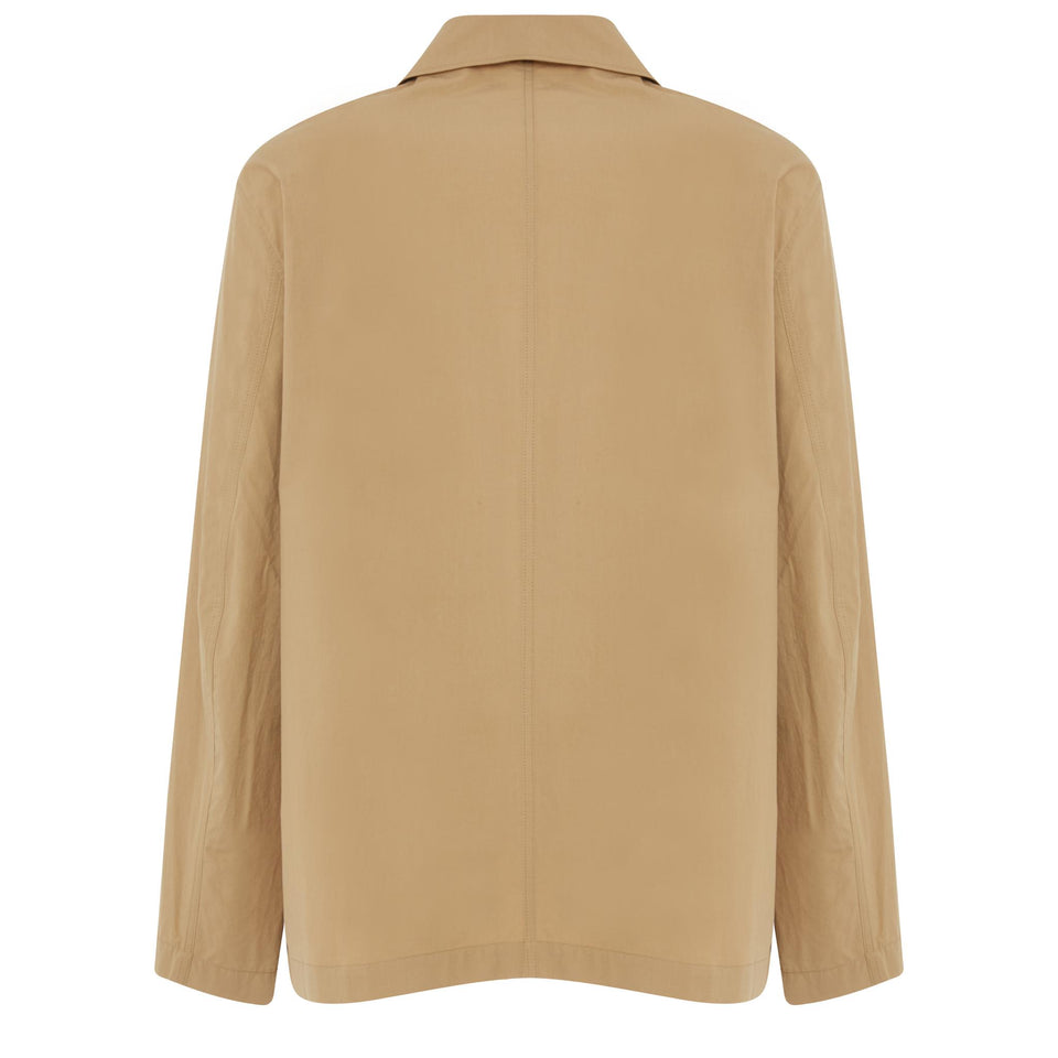 Beige cotton jacket