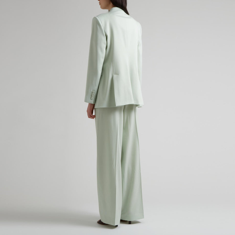 Giacca doppio petto in lana verde A422JK002 WVJULEP ANOTHER TOMORROW