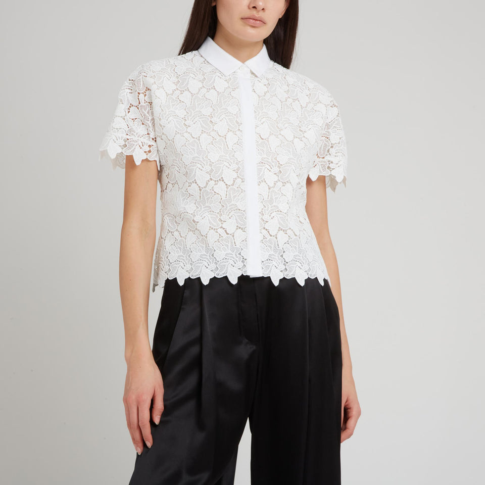 Camicia in tessuto bianca