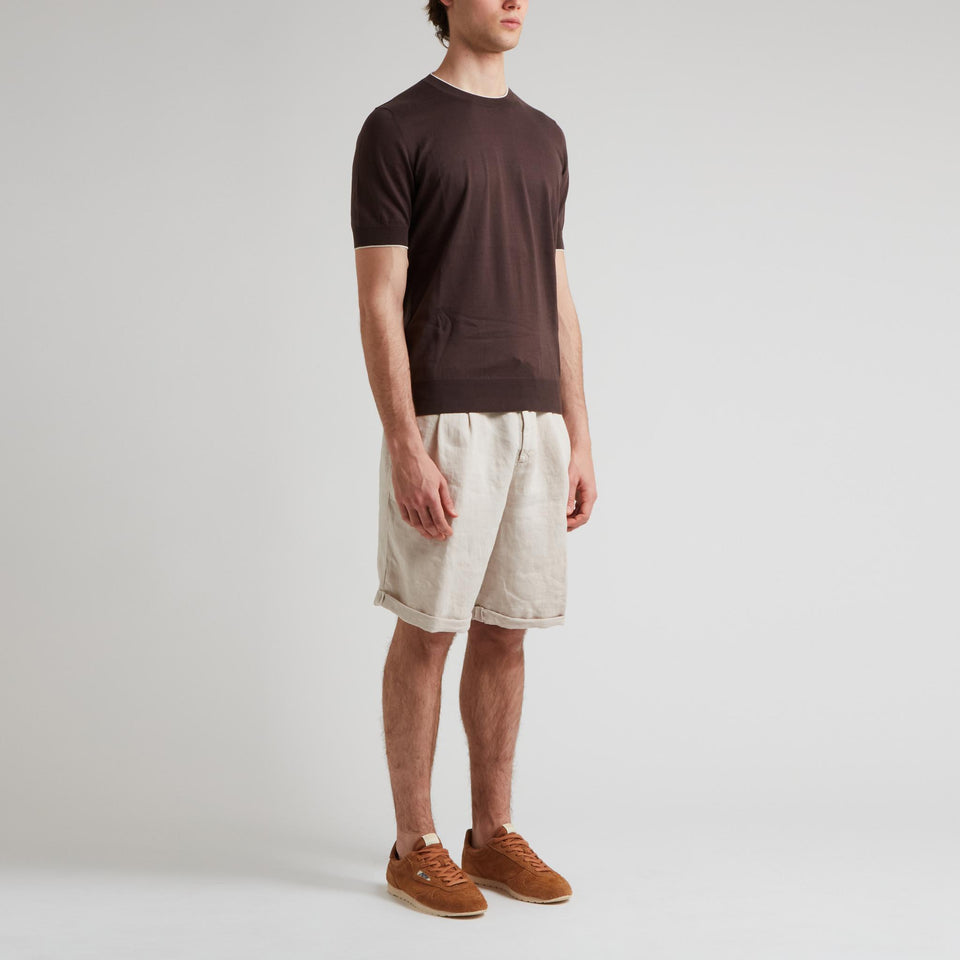 Maglia in cashmere marrone