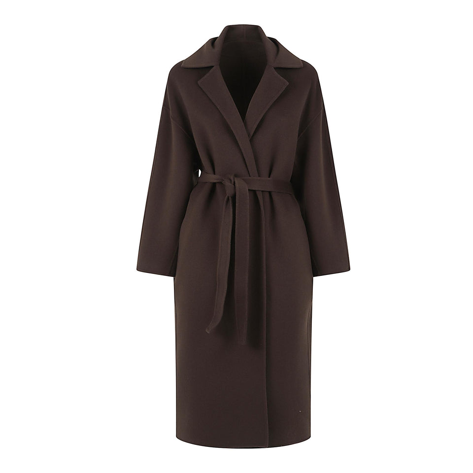 Cappotto in lana marrone 0612 66590103 ALBERTA FERRETTI