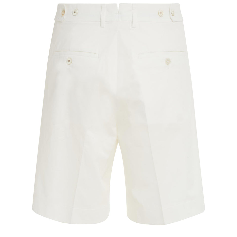 White cotton shorts