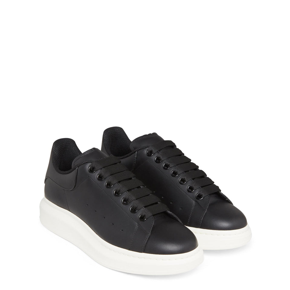 Sneakers oversize in pelle nere 807880 WHABB1000 ALEXANDER MCQUEEN