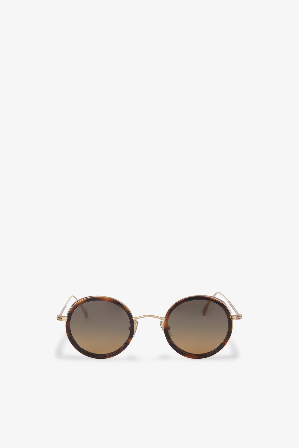 Golden metal sunglasses