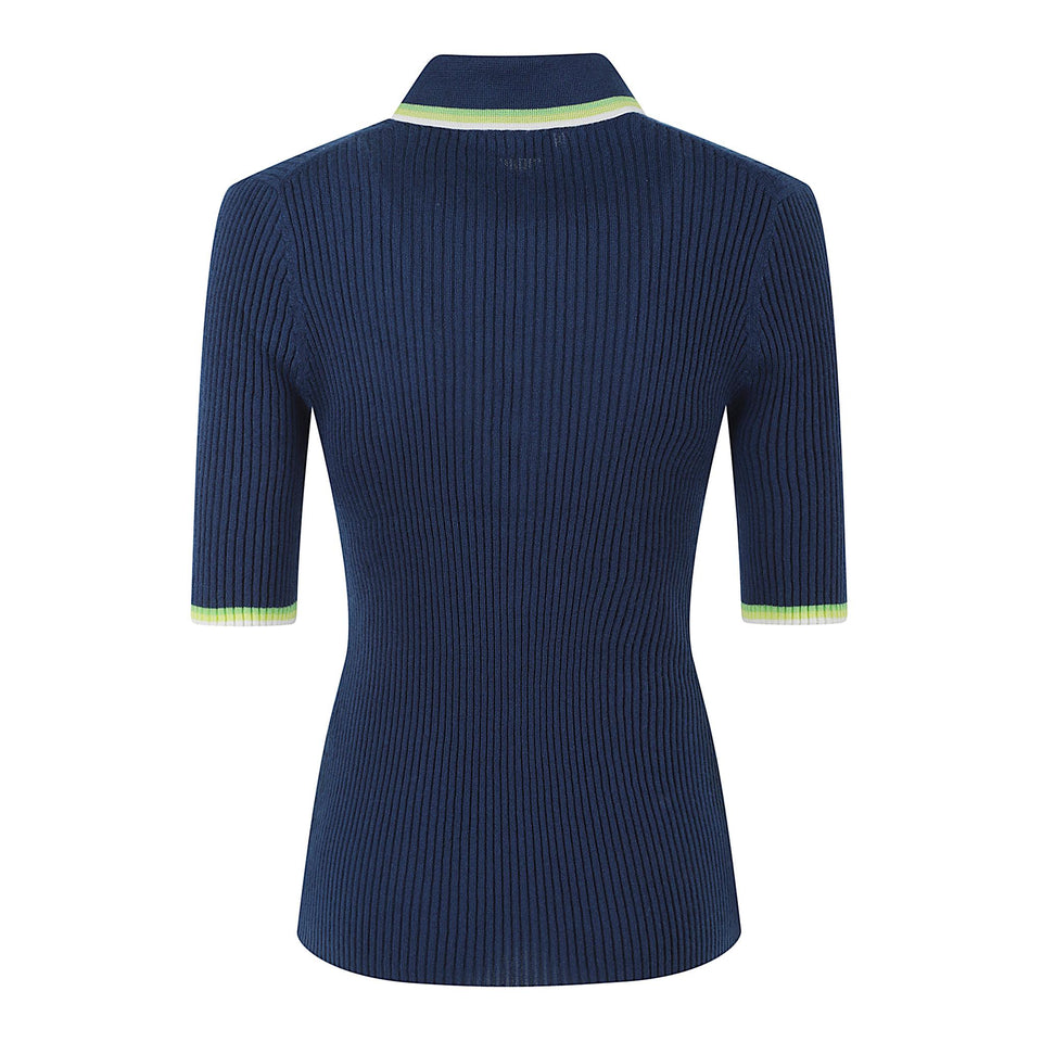 Polo in lana blu 4259124 A003WAD GABRIELA HEARST