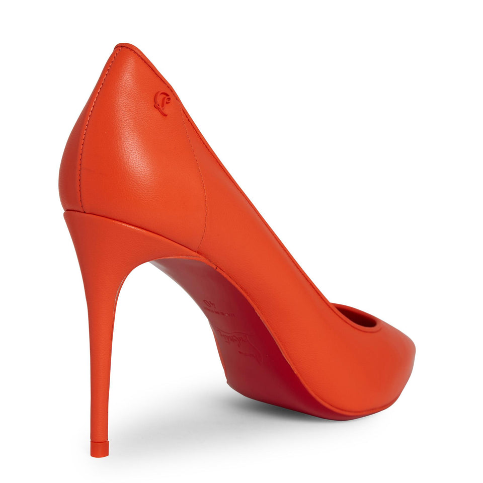 Décolleté " Sporty" in pelle arancione 1240544 O321 CHRISTIAN LOUBOUTIN