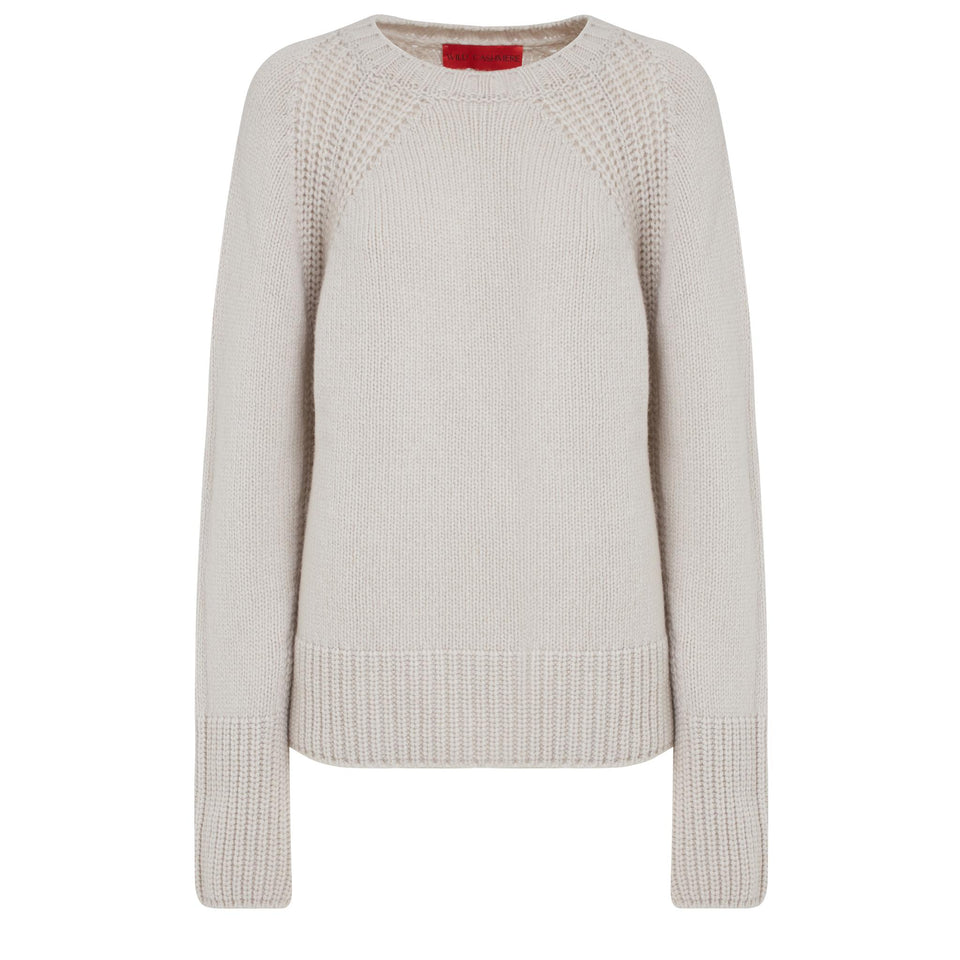 Maglia "Livia" in cashmere beige