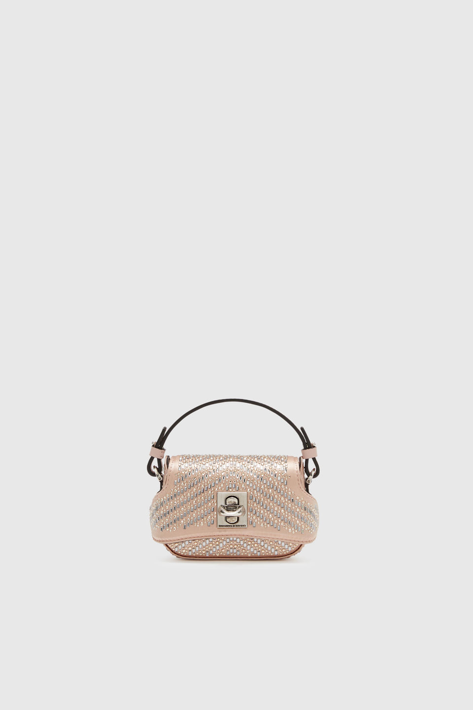 Borsa mini in pelle rosa