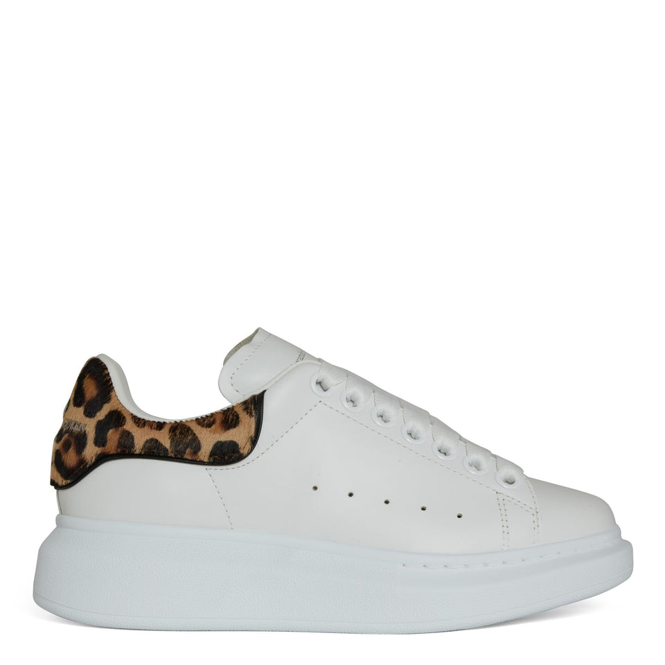 Sneakers oversize in pelle bianca 718139 WIFTI9316 ALEXANDER MCQUEEN