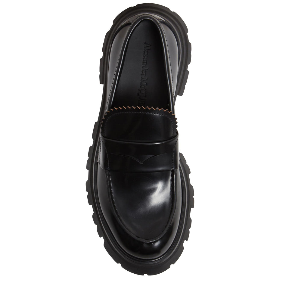 Mocassino ''Wander'' in pelle nero 666328 WHZ801000 ALEXANDER MCQUEEN