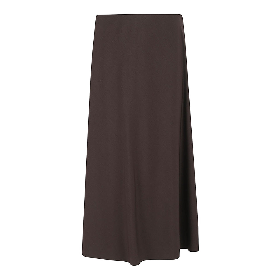 Gonna in tessuto marrone MB143G3634 C4222 BRUNELLO CUCINELLI