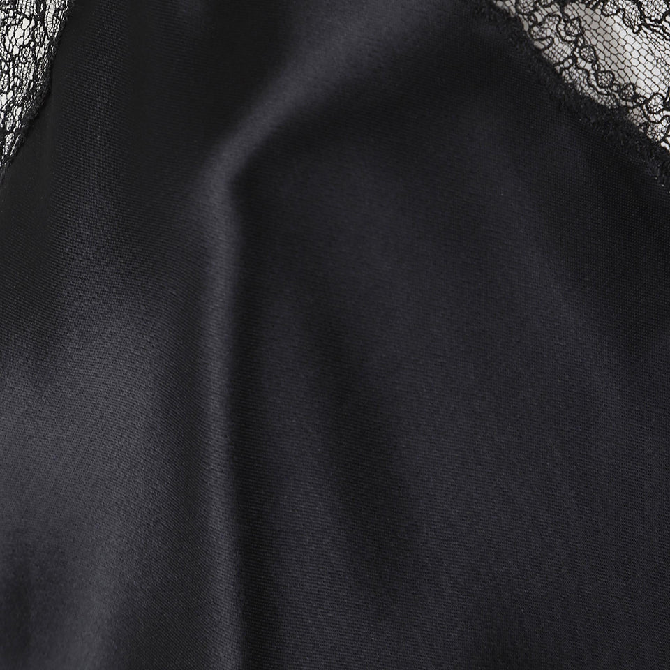 Top in raso nero 0809 66270555 ALBERTA FERRETTI