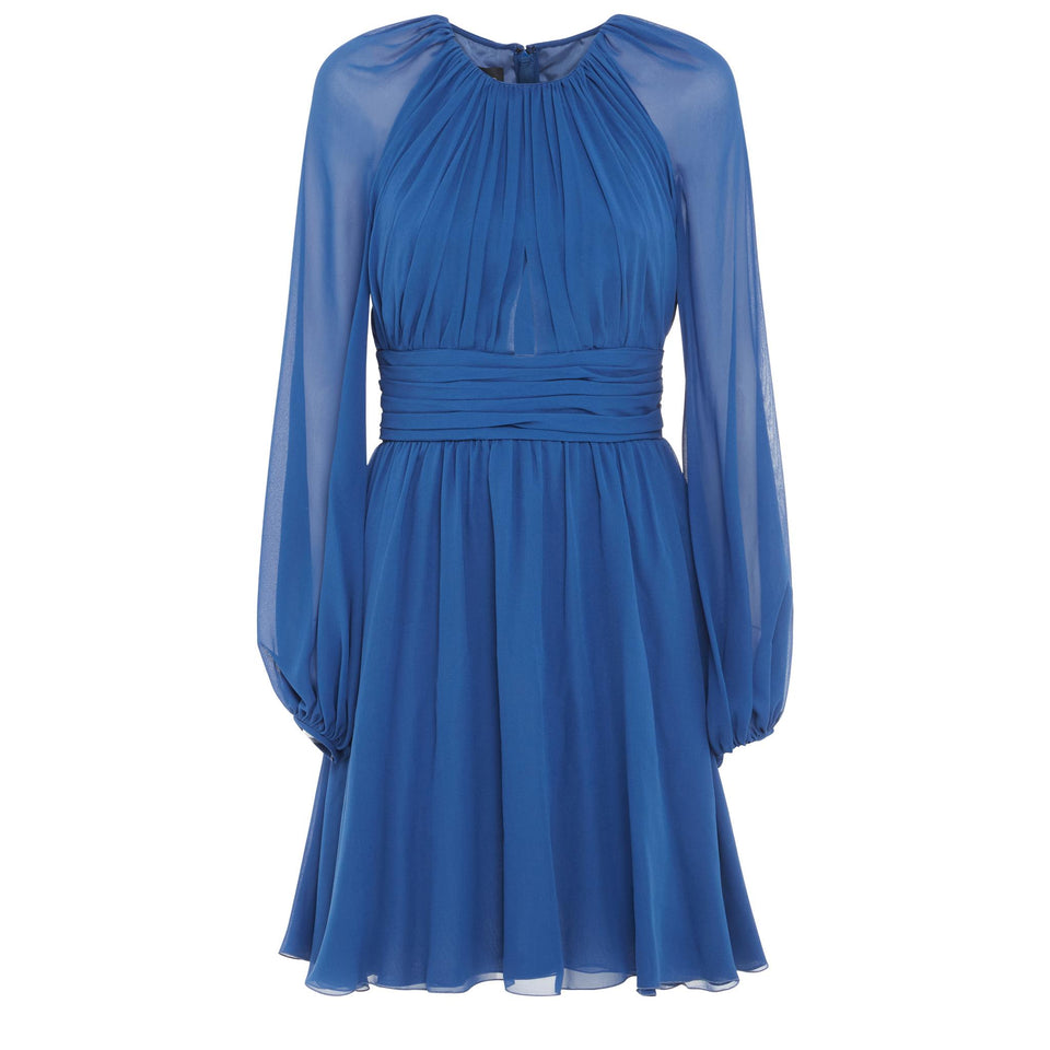 Blue fabric dress