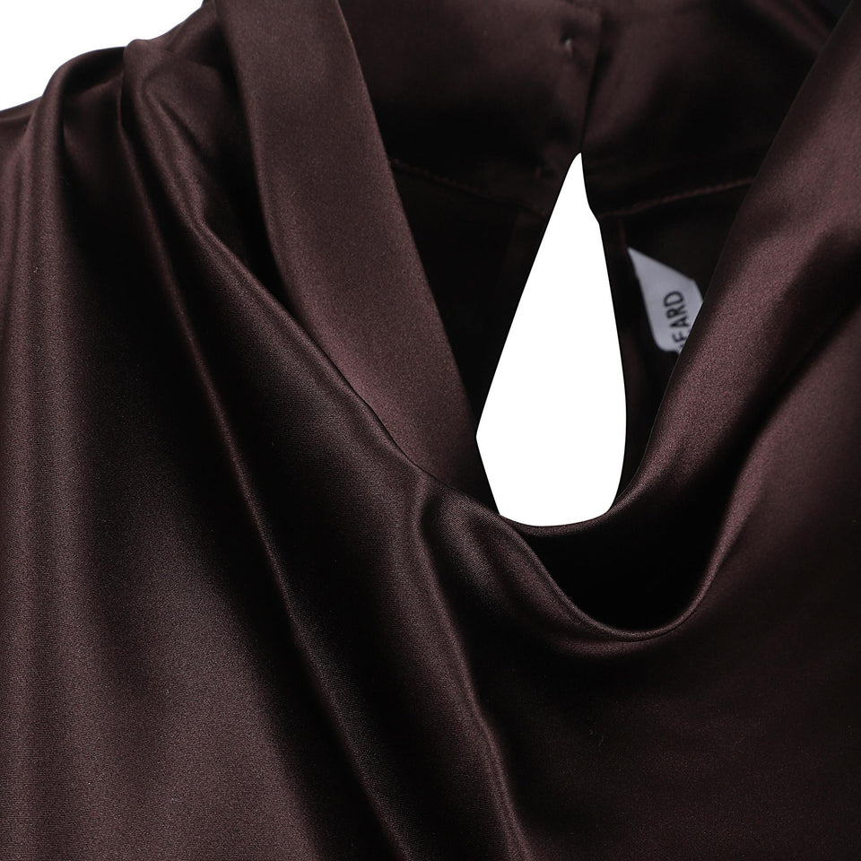 Top in tessuto marrone 2509FL5040278 L0189 VERONICA BEARD