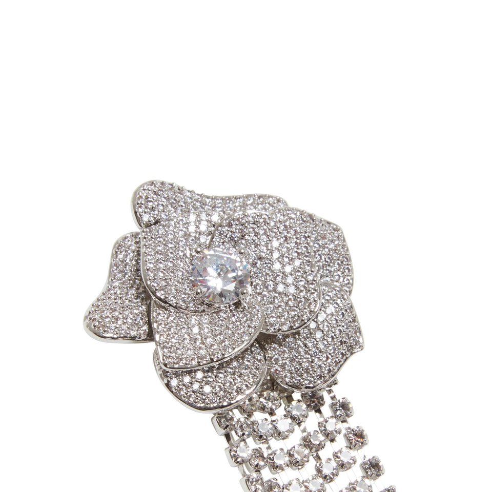 Silver Crystal Earrings