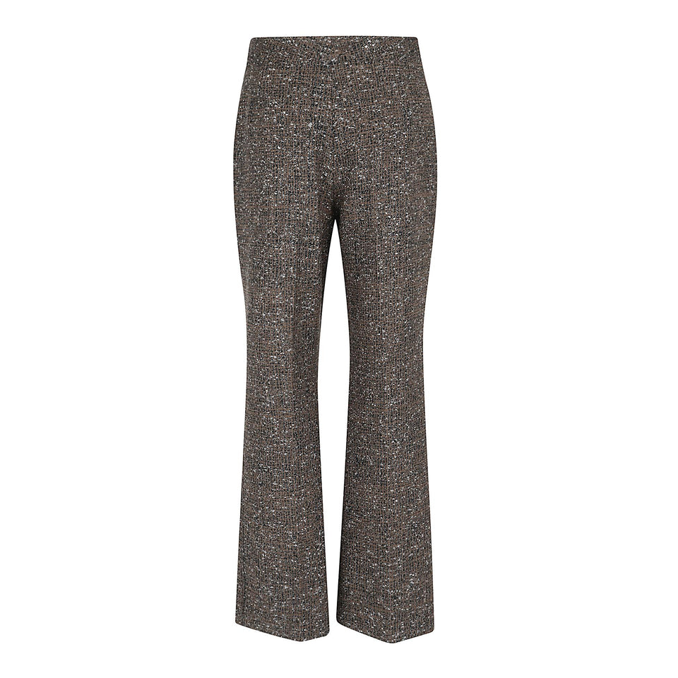 Pantalone in tweed multicolor SVCA3C46 71ARGM098 GIAMBATTISTA VALLI