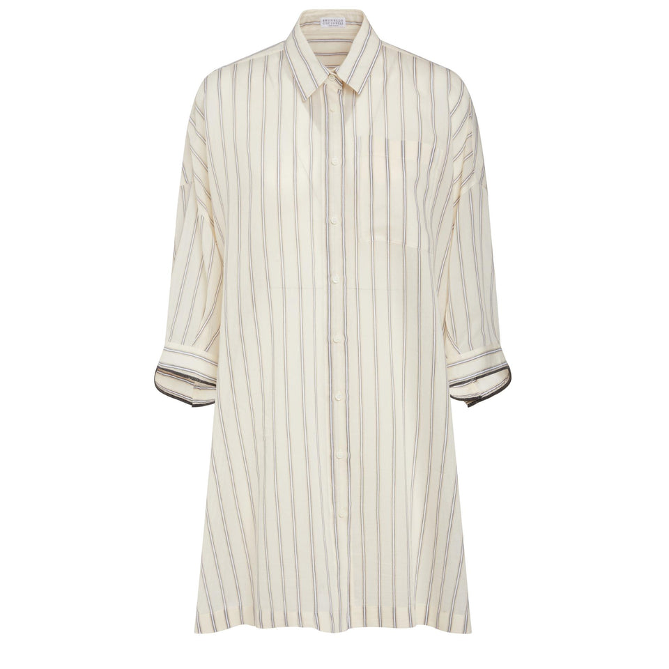 Camicia in cotone bianca