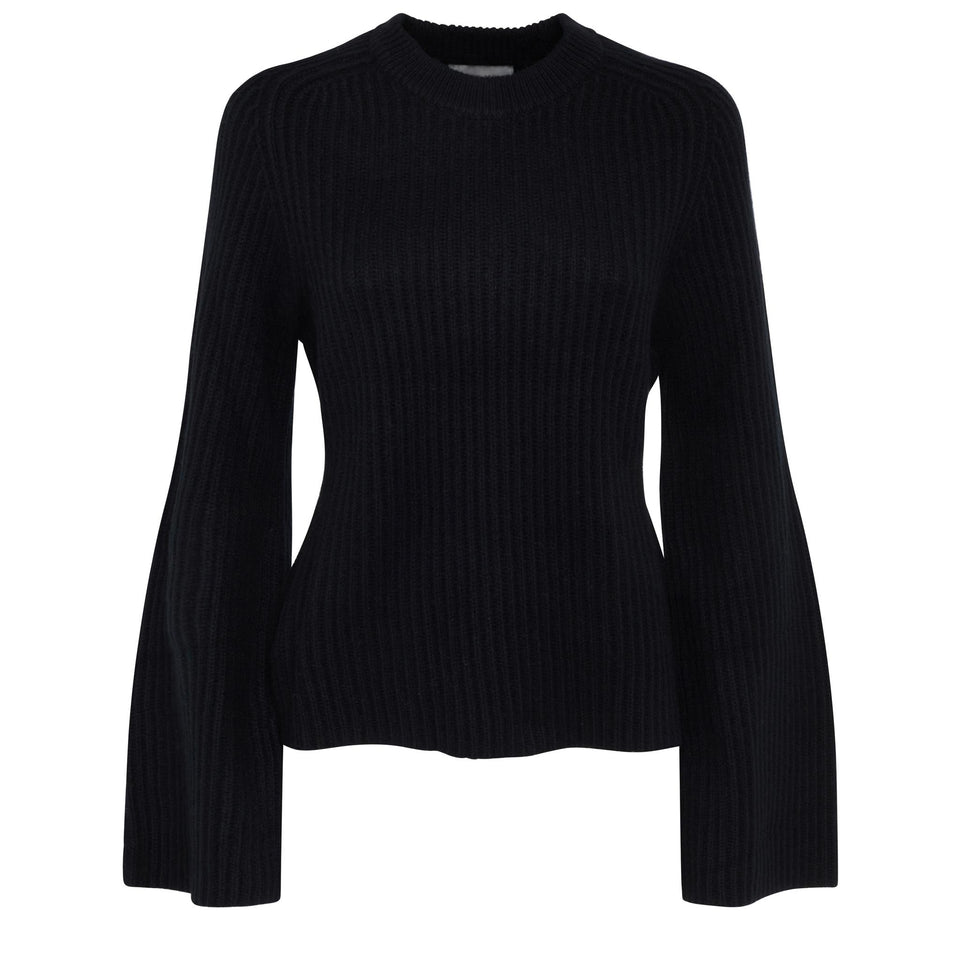 Black wool sweater