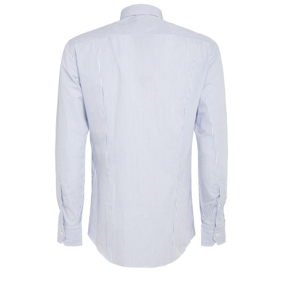 Camicia in cotone blu - GIO MORETTI