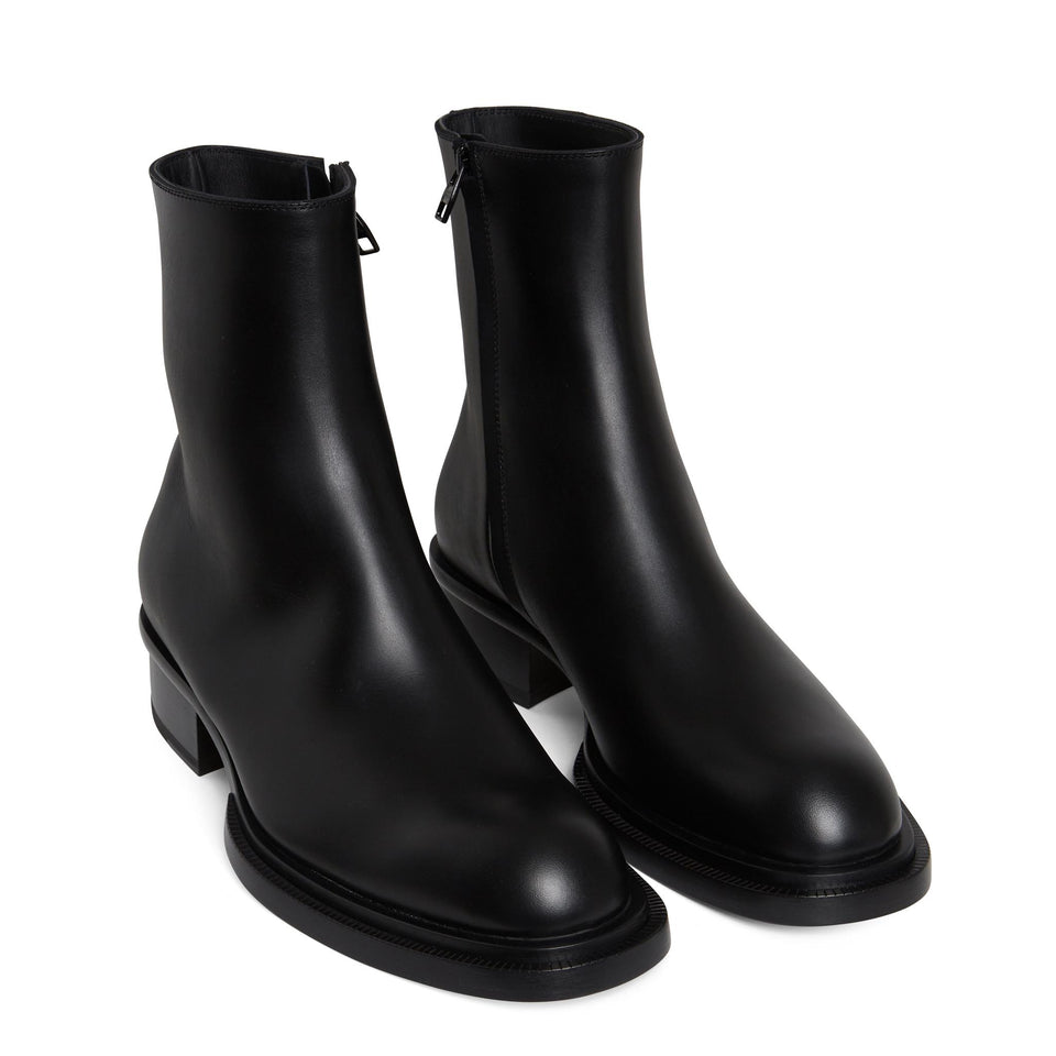 Stivaletto ''Stack'' in pelle nero 750383 WIDY01000 ALEXANDER MCQUEEN