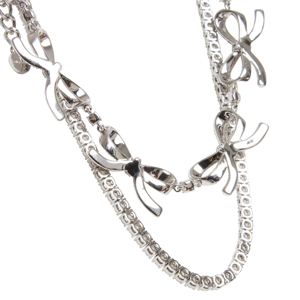 Collana in metallo argento