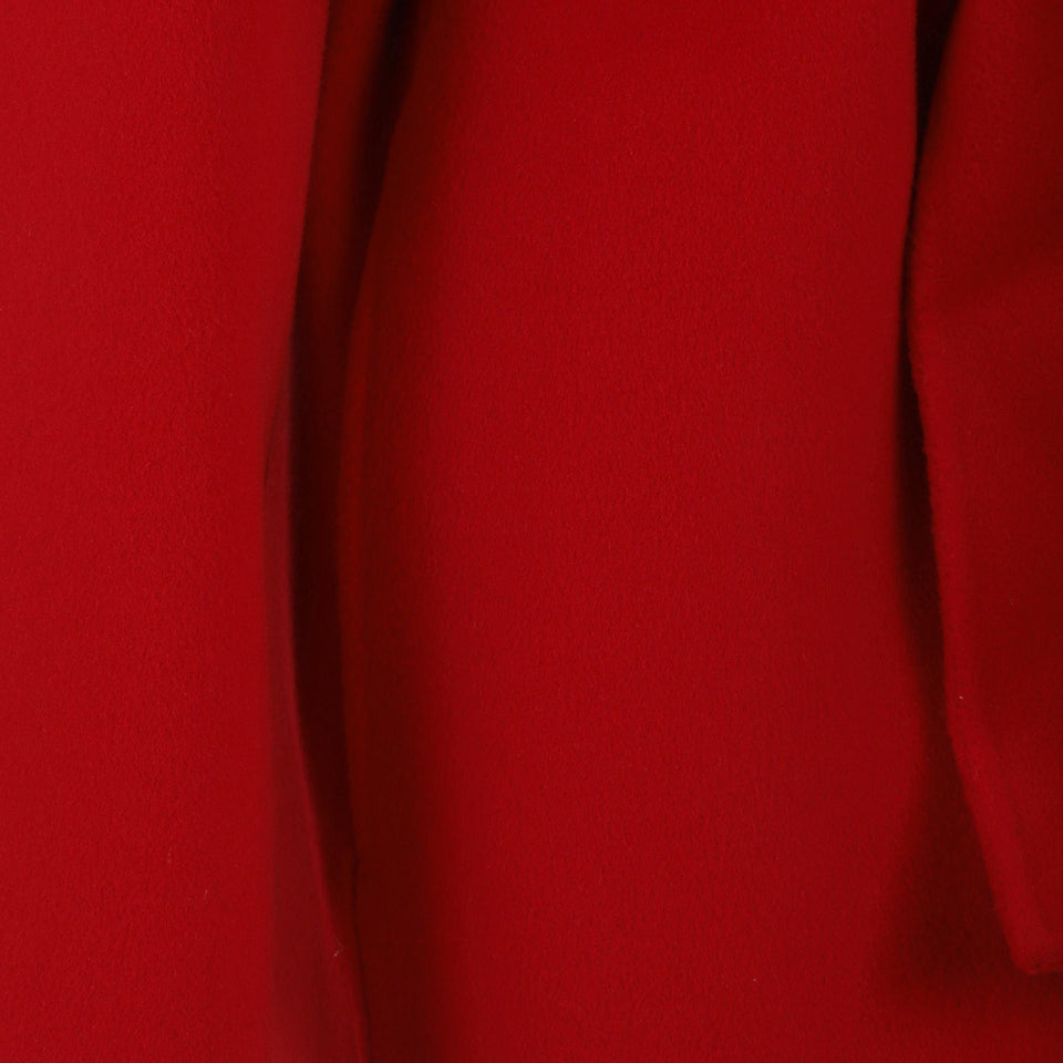 Cappotto in lana rosso 0614 51590112 ALBERTA FERRETTI