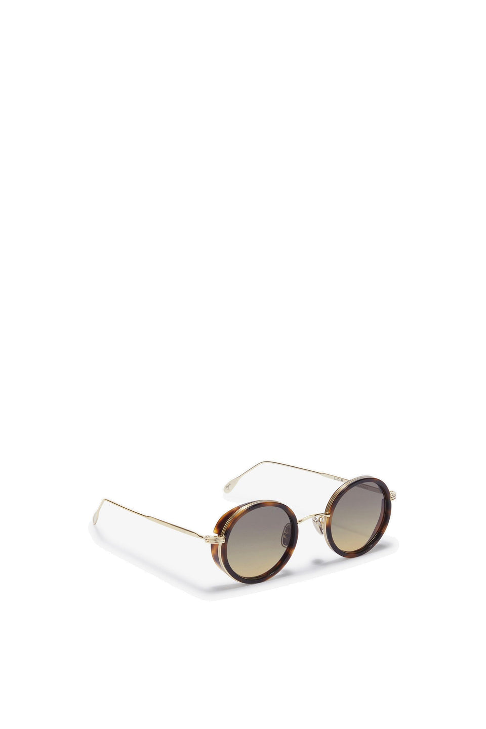 Golden metal sunglasses